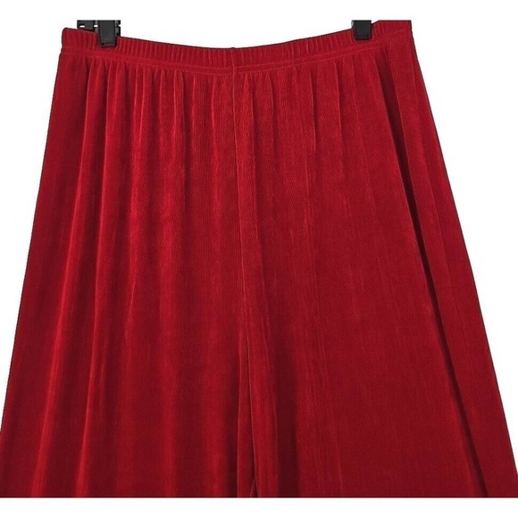 Drapers & Damons ~Woman Size XL~ Red Pull On Pants Slinky Elastic Waist. - Picture 11 of 12